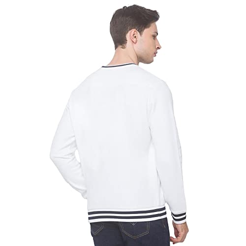 Image of FCUK Printed Cotton Blend Regular Mens Sweatshirt