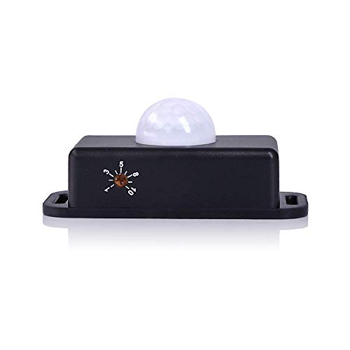 Image of Quick Sense QS-WR05 PIR Motion Sensor | DC 12V-24V | Auto ON /Off | Adjustable 1-10 Min Delay | 8m Detection Range | 6A Load Support | Set of 2