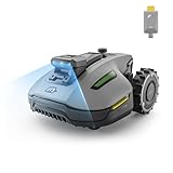 MAMMOTION YUKA mini 2 500 Robot Tagliaerba con Modulo 4G, Visione AI Tri-Cam, Mappatura Automatica Multi-zona, DropMow, Pendenze fino al 45%, fino a 500㎡