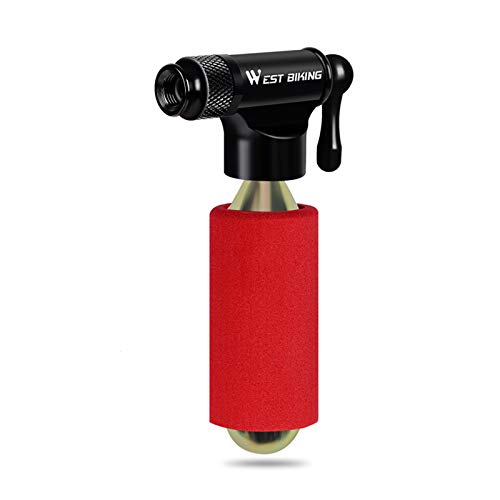 YANZHU Pro Bike Tool Co2 Inflator - Quick & Easy - Compatibel Met Presta en Schrader Ventiel Fietsbandenpomp Voor…