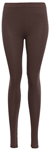 Fast Fashion – Women’s Leopard Animal Print Side Panel Leggings - brown - M/L=12-14