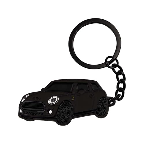 Image of Car Keychain Compatible for Mini Cooper,Metal Key Chain,Mini Cooper Accessories,Enamel Keychain