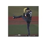 佐々木朗希 野球選手ポスター (5) プリント キャンバス 壁アート モダン ホーム装飾 画像 壁の絵 版画 ギフト24x24inch(60x60cm)