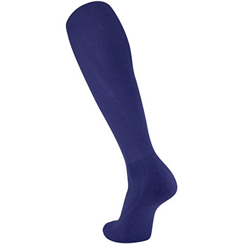 Twin City Senior All-Sport Solid Color Tube Socks (Medium) Navy