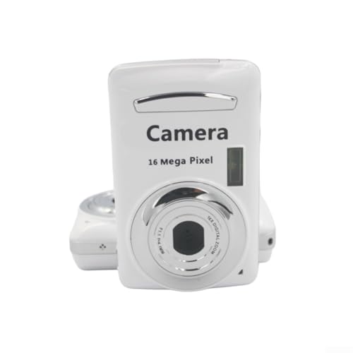 Cámara digital con resolución de 16 MP, zoom de 16X y grabación de video de 1080P, equipada con estabilización de múltiples ejes para imágenes claras y estables (blanco) Cámara digital con resolución de 16 MP, zoom de 16X y grabación de video de 1080P, equipada con estabilización de múltiples ejes para imágenes claras y estables (blanco)