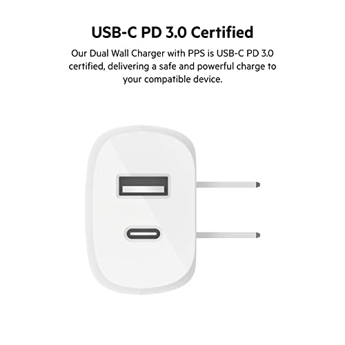 Belkin 37W USB C and USB A Charger Block, PPS Fast Charging - image 5