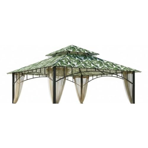 Garden Winds Durable 350 Replacement Canopy Top Compatible with Madaga 10&rsquo; x 10&rsquo; Gazebo Models...
