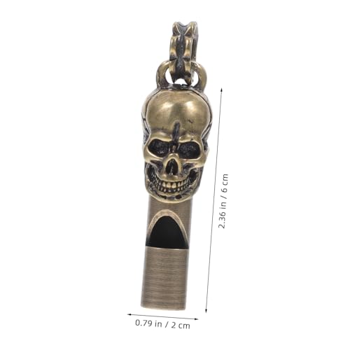 Silbato Toddmomy vintage calavera de cobre para deportes miniatura 3