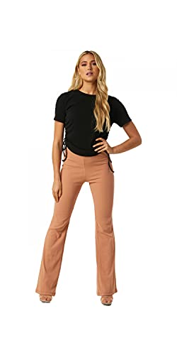 Little Mistress Loris T-Shirt côtelé froncé pour Femme Noir Taille 44 Cover