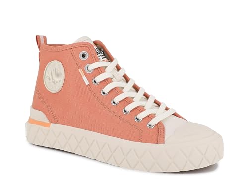 Image of Palladium Unisex Palla Ace Mid Organic Canvas Lace Up Sneaker