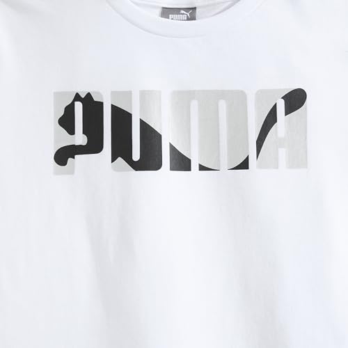 Image of PUMA Kids Graphic T-Shirt & Fleece Short Set (Toddler)