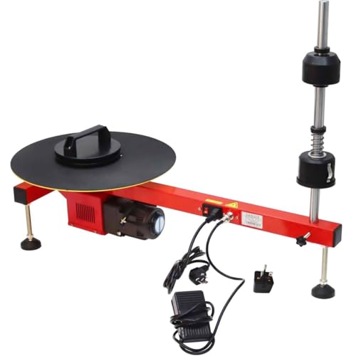 INTBUYING Electric Stretch Film Wrapping Bench Semi-auto Table Stretch Film Dispenser Wrap Machine Wrap-Around Film baler for 27.5