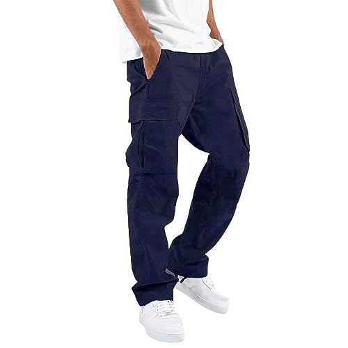 Cargo Pants for Men Lightweight Casual Sweatpants with Multi Pockets Durable Work Pant Construction Tactical Trousers