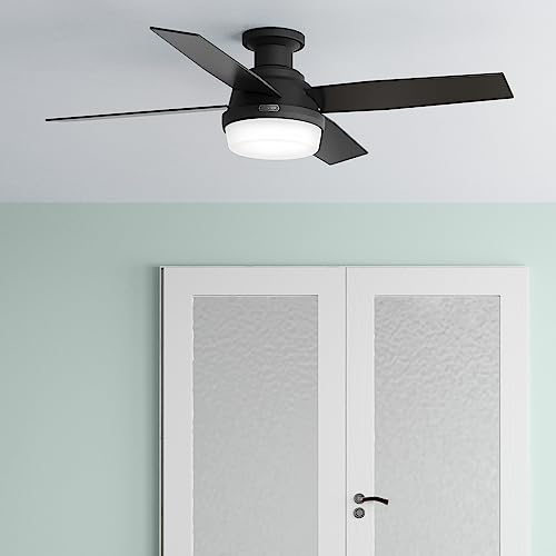 Hunter 52389 Dempsey Ceiling Fan 52 inches Matte Black thumbnail 4