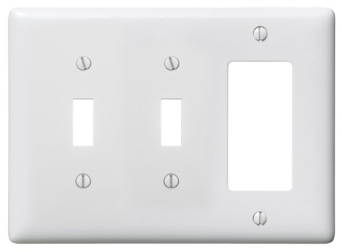 Placa de pared mediana NPJ226W para cubrir imperfecciones en instalaciones de tres mecanismos 2
