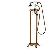 Type de robinet de douche/baignoire : robinet de baignoire sur pied