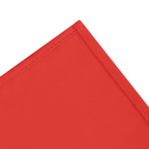 Image of LEMOMO Blackout Curtains 38 x 54 inch /Bright Red Curtains Set of 2 Panels /Thermal Insulated Room Darkening Bedroom Curtains