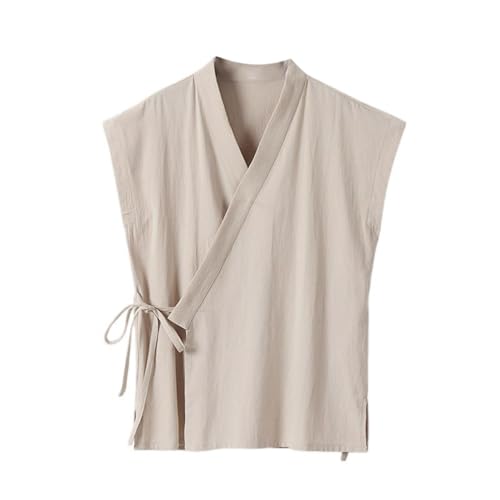 Gilet en coton homme col en V pour un look casual chic et décontracté