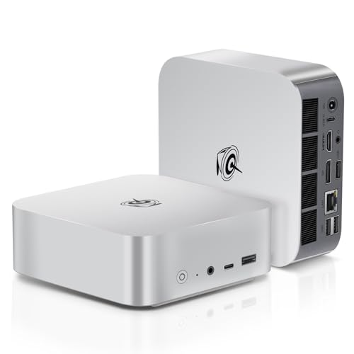 Image of Beelink SER8 Gaming Mini PC, AMD Ryzen 7 8745HS Mini Computers (8C /16T, up to 4.9GHz), 32GB DDR5 1TB PCIe4.0 SSD, 4K@120Hz Triple Display /USB4 /WiFi6 /2.5G LAN /MSC 2.0 Cooling
