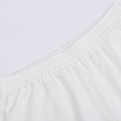 Mfjeseaa Striped Trouser Suit For Women Women 2 Piece Outfits Boho Casual Solid Hanging Neck Sleeveless Top Loose Wide Formal Jumpsuits For Women Elegant Woman Jumper Suit White #TOP4