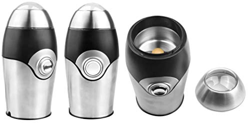 image for GoldTone Electric Coffee Grinder Herb Grinder Spice Grinder Mini Grind