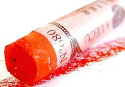 Sennelier 10-4307 Artists Soft Pastels, Scarlet Lake No.3