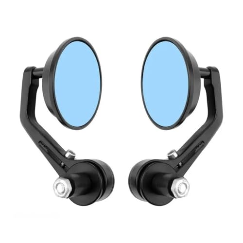 Rétroviseurs moto guidon rond 2 pièces universels pour moto et scooter de route