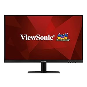 Viewsonic VA2406-H 60,5 cm (24 Zoll) Büro Monitor (Full-HD, HDMI, VGA, ViewMode, Eye-Care, Eco-Mode) Schwarz