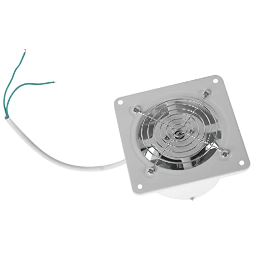 Lonrtesw 4 Pulgadas 20W 220V Ventilador De Escape De Alta Velocidad Extractor Ventilador Pequeño De Vidrio De Ventana De Pared Colgante De Baño Cocina Inodoro Ventiladores De Escape