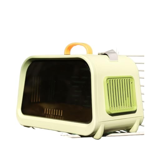 Angodaペットバッグ キャリーケージ 大容量 快適 通気性 持ち運び易い 耐久性 スペースケージ ハンドルクッション付き 中大型ネコ小型イヌ用 キャンプ用アウトドア用に適した (?)