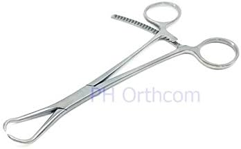 Veterinary instrument Reduction Forceps Pointed 160mm German Stainless Steel Veterinary Orthopedic Instruments Small Animal Instrument (160mm, Pointed)