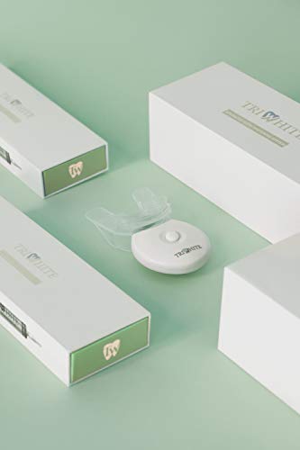Teeth Whitening Triwhite Vegan, LED Light, 22% CP, No Sensitivity, Clinically Proven,...