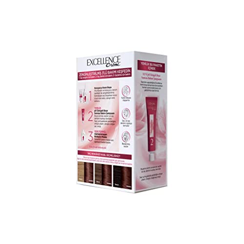 L’Oréal Paris Excellence Creme Saç Boyası 5.15 Efsanevi Türk Kahvesi 3'lü Set