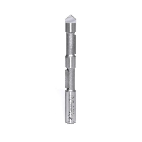 Fraise 2 flûtes Amana Tool 45524 avec deux pilotes et point trempé - 2