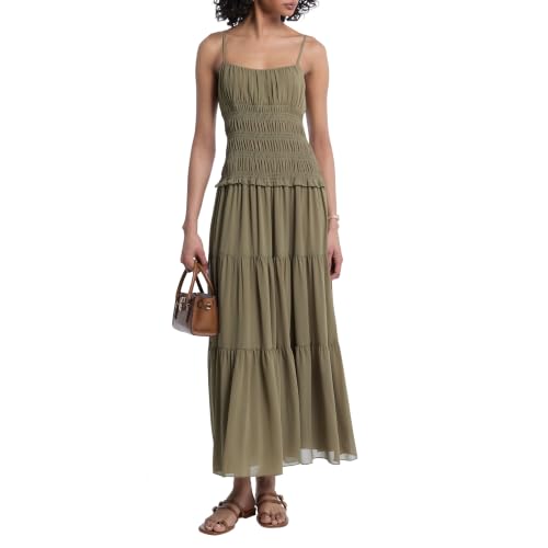 Image of Michael Kors Women's Smocked Maxi Dress