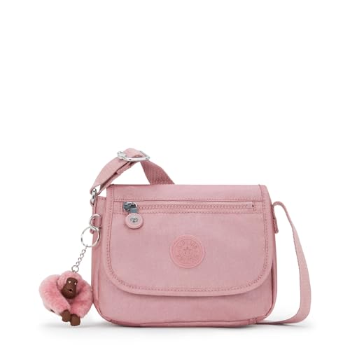 Mini bolsa tiracolo Kipling Sabian metálica