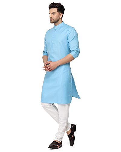 Image of Gauri Laxmi Enterprise Men's Cotton Kurta Pyjama Set