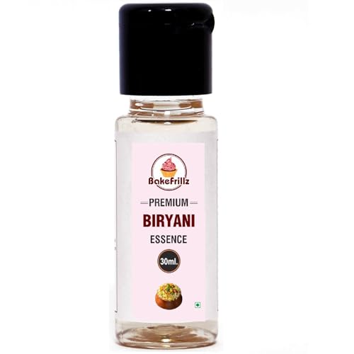 Image of Bakefrillz Food Flavour Essence for Cake Baking, Ice creams, puddings, cookies, essence for cake making, 30 ml (Biryani)