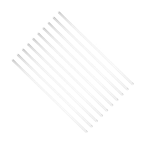 Ciieeo Mixing Rods 20cm Glass Stirring Sticks for Kitchen Scientific Experiments