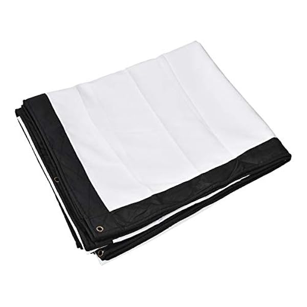 Super projectie Wit projectiescherm Gordijn Gemakkelijk mee te nemen Foto Buitenzicht Plezier School