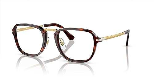 Image of Persol mens Po3331v Rectangular Prescription Eyewear Frames