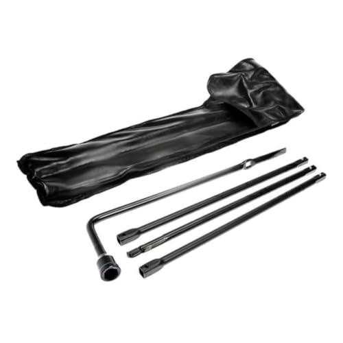 JDWEEYU Spare Tire Jack Handle Wheel Lug Wrench Assembly for Chevy for Colorado 2004-2012 Black 96QS28H