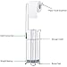 Toilet Paper Holder, Free Standing Toilet Paper Holder Stand, Stainless Steel Toilet Paper Stand and Dispenser, Toilet Paper Roll Holder Stand for 3 Rolls, Toilet Tissue Holder for Bathroom