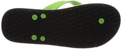 Image of BAHAMAS Men's BH0028S N. Blue Fl. Green Flip Flops 11 (BH0028SNBFG0011)
