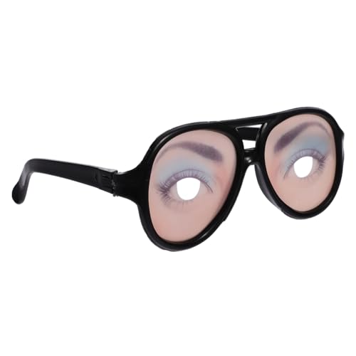 HANABASS Costume Glasses Round for Adults Funny Eyeglasses Frames Halloween Themes Perfect for Party Props