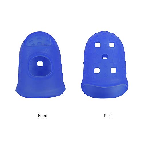 KKmoon 6 pcs guitarra dedo dedo protetores da ponta do dedo para guitarra ukulele iniciantes (entreg