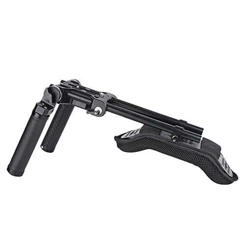 Niceyrig 15Mm Rod Rail Shoulder Rig Support System Applicable For Canon C300 C200 C100, Sony Fs7 Fs5 Fx9, Red Dsmc2 Cinema Camcorder And Dslr Camera, Rosette Mount Heavy Rig - 410 #TOP6