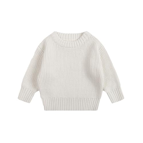 Little Girls Sweaters Comfy Knit Long Sleeve Pullover Kids Boys Sweater Fall Winter Casual Loose Tops3