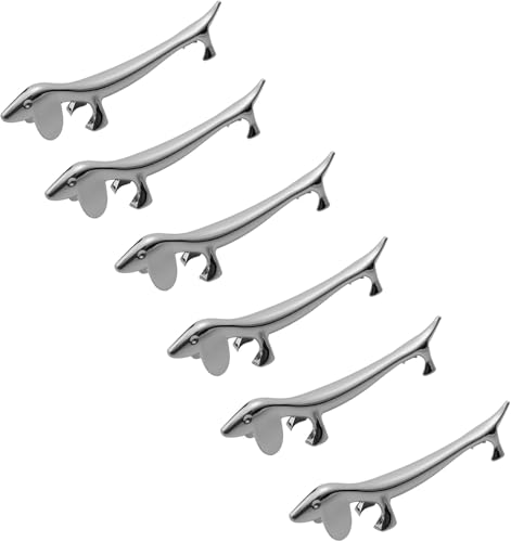 Kopinma 6 Set Essstäbchenablage in Süßes Hund Design, Robuste Essstäbchen Bank Ablage, Halter Besteck Ständer, Spülmaschinenfest, Messerbänkchen, Geschirr Rack Halter Werkzeug (L 9 cm)