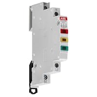 ABB E219-3CDE Leuchtmelder, 16 A, 415/230 V AC, 3LED, rot/gelb/grün, Mod. Breite: 0.5 2CCA703902R0001
